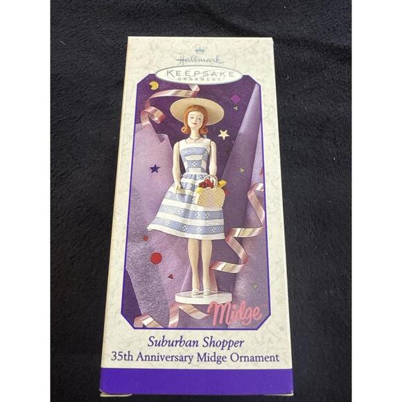 1998‎ Hallmark Keepsake Ornament Suburban Shopper Barbie Collectibles Midge Doll - Picture 1 of 2